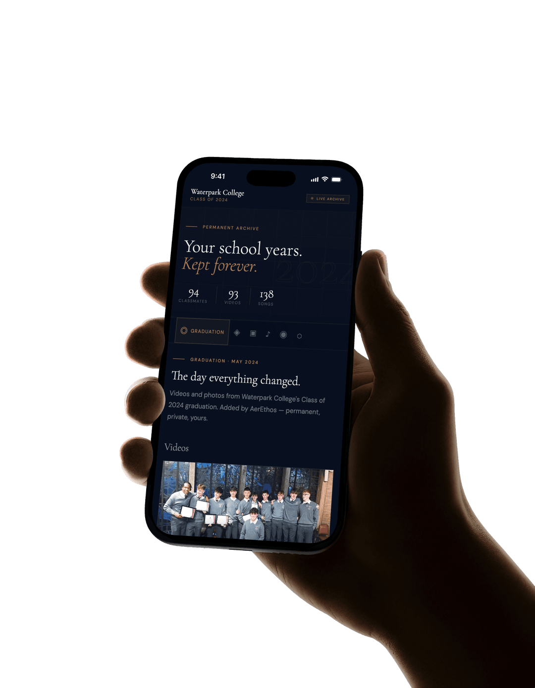 AerEthos Vision on iPhone