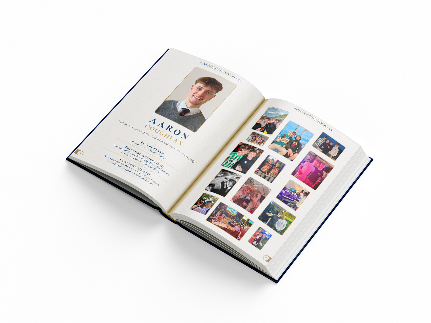 Aerethos Legacy Yearbook Mockup