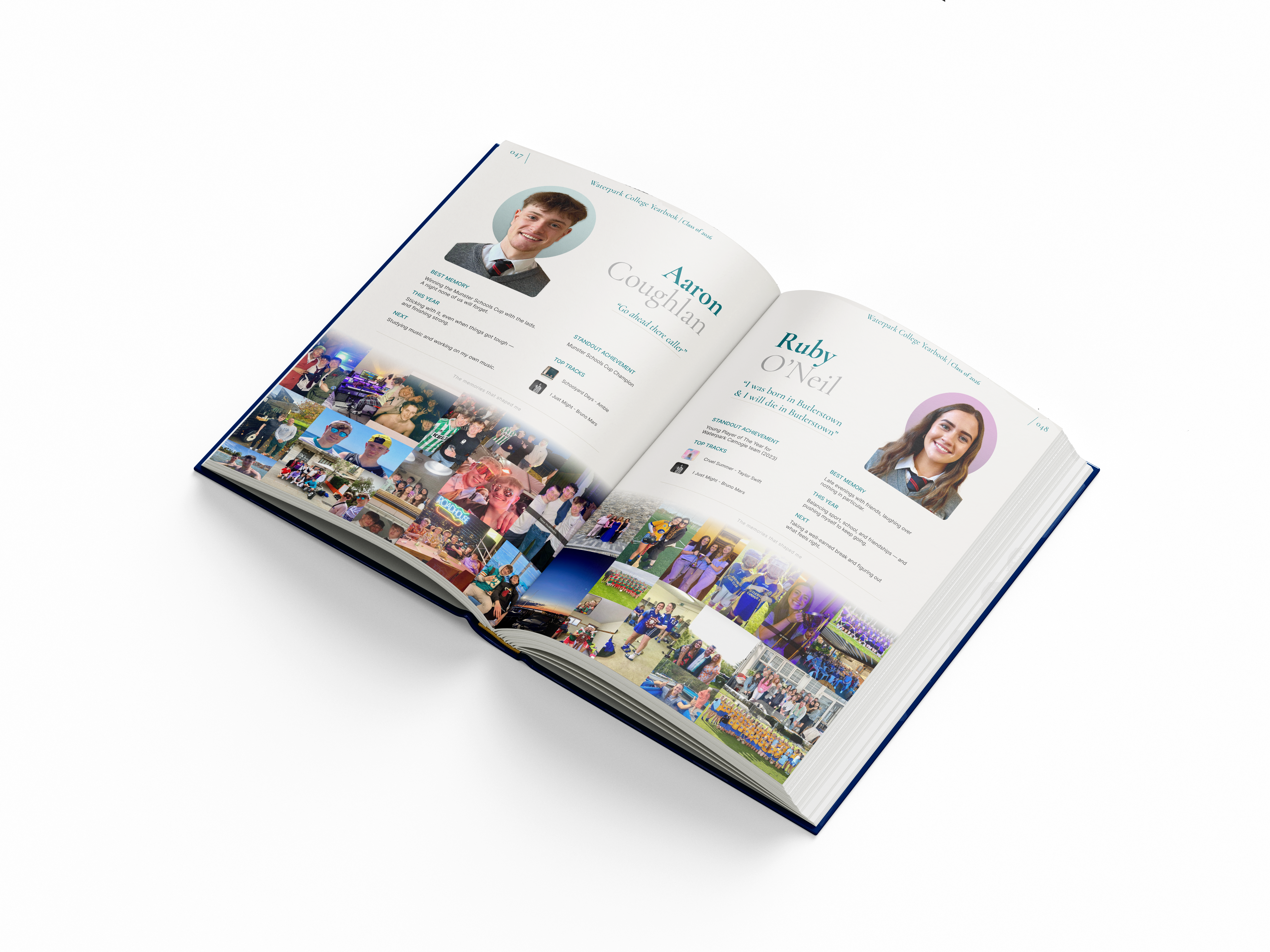 AerEthos yearbook open spread